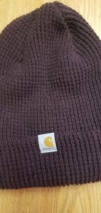 Burgundy beanie
